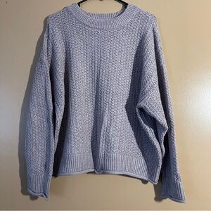 Universals thread Cozy Knit Sweater in Light periwinkle size large